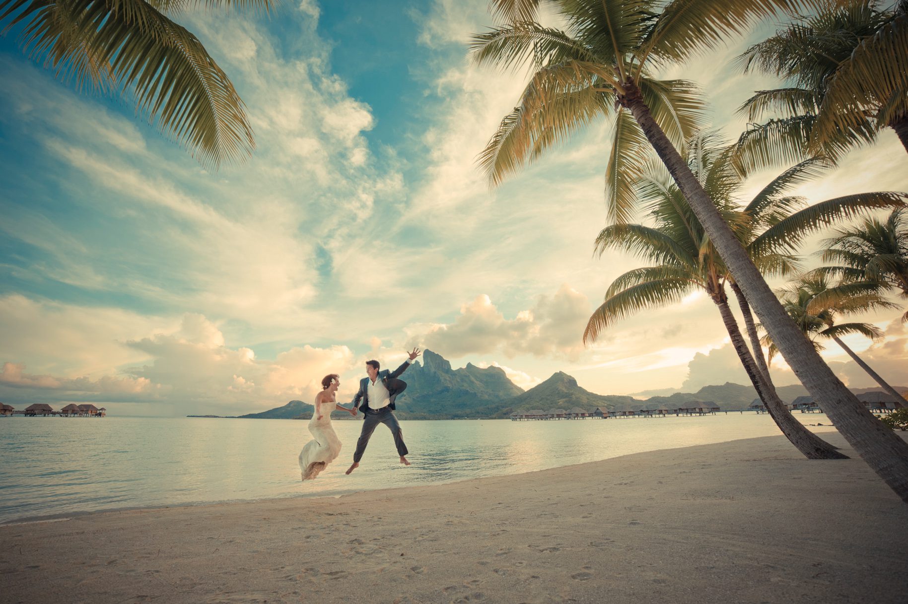 Bora Bora Beach Wedding