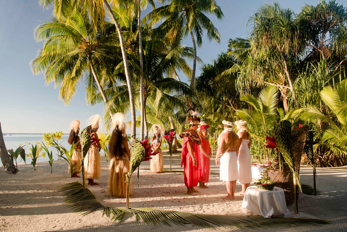 Wedding on Tetiaroa Island 