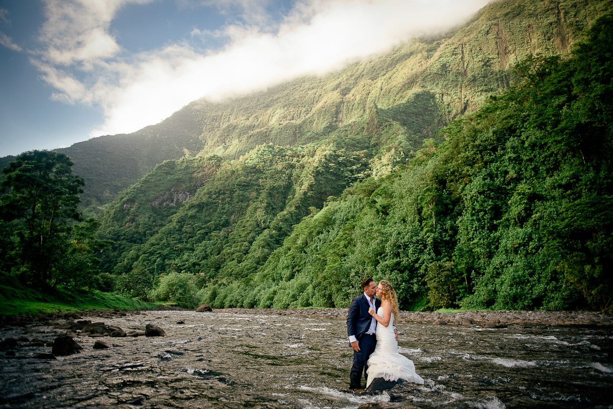 Honeymoon on Tahiti Island