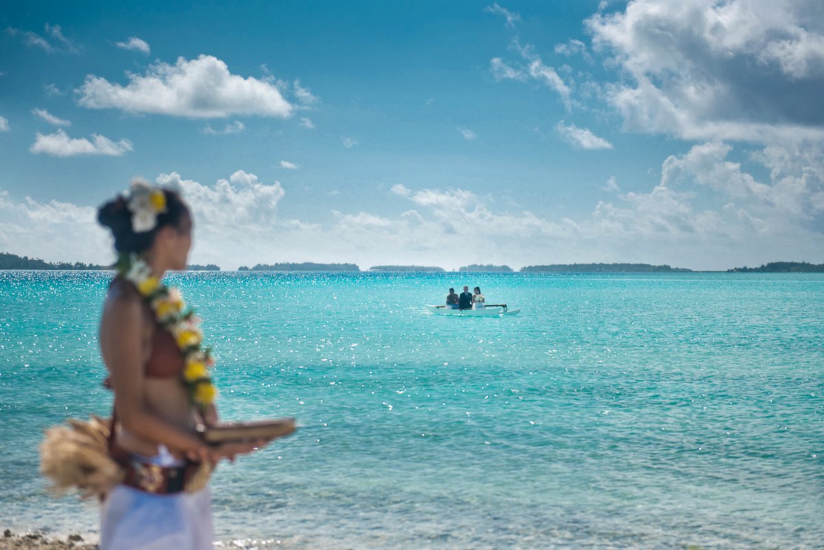 Bora Bora wedding ceremony