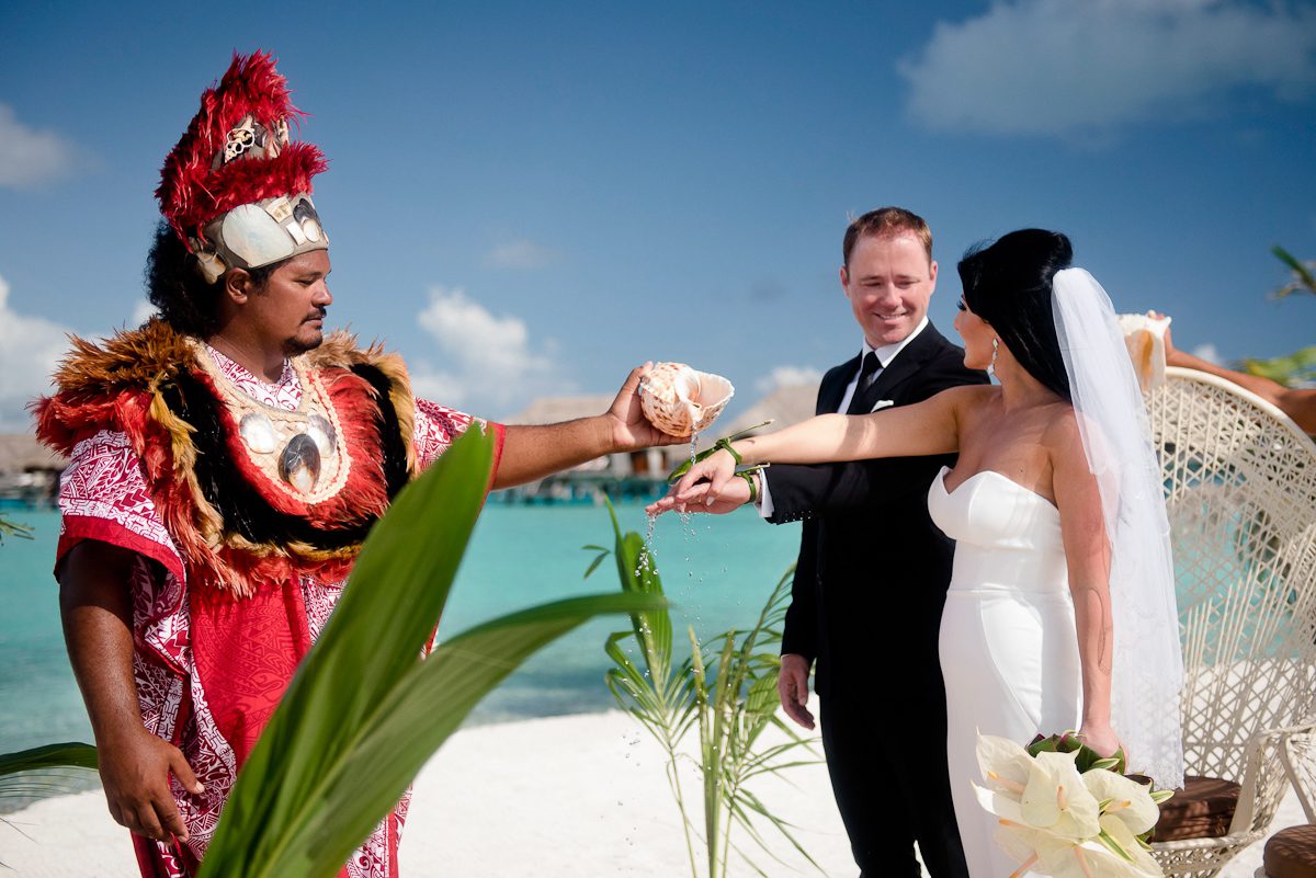 Bora Bora wedding ceremony