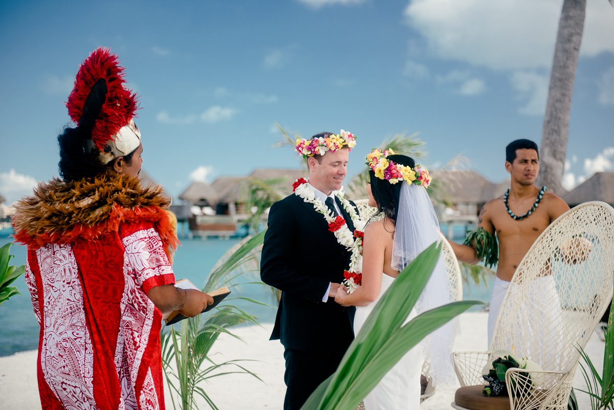 Bora Bora wedding ceremony