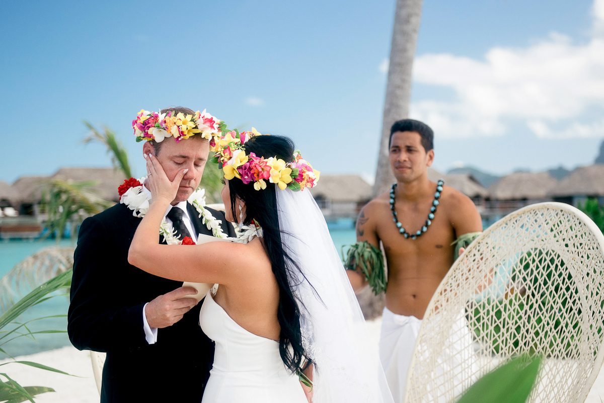 Bora Bora wedding ceremony