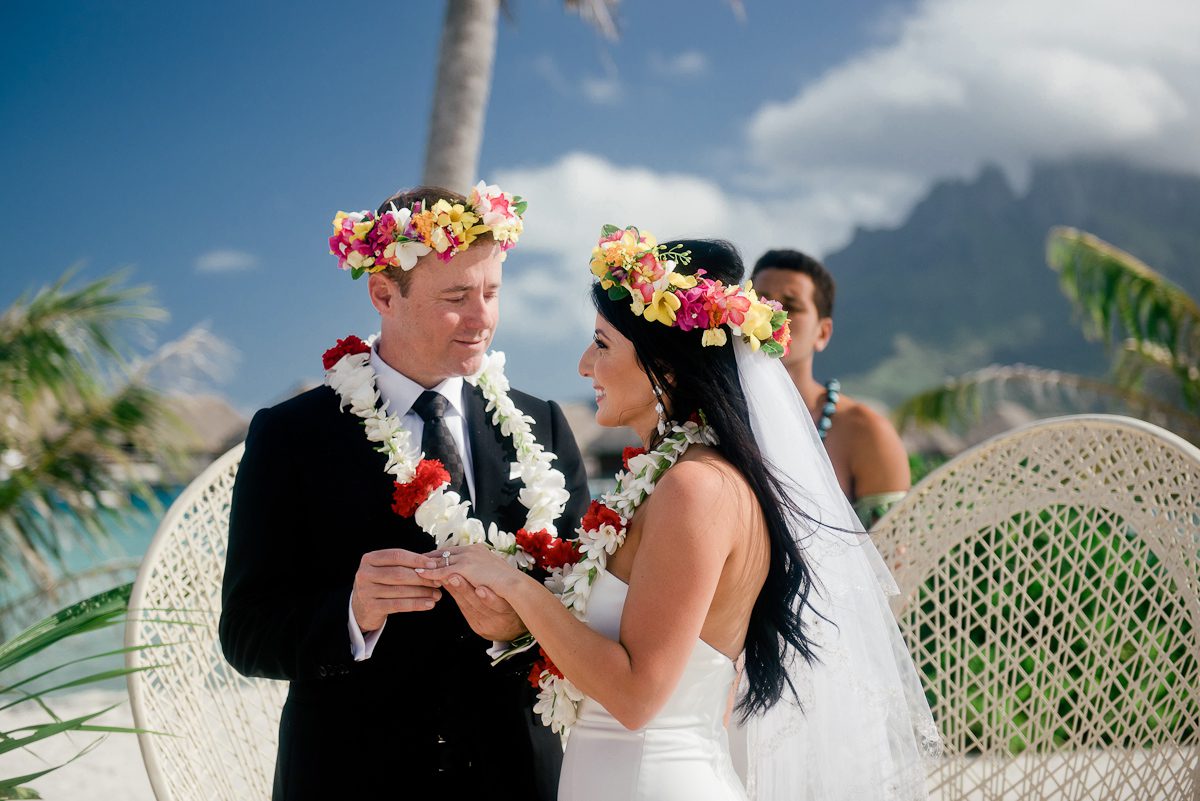 Bora Bora wedding ceremony