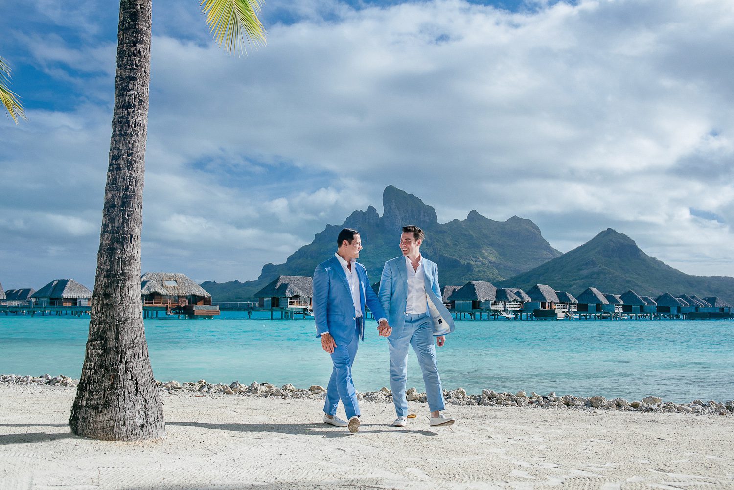 Bora Bora gay wedding Wedding - Four Seasons Bora Bora - Photographer &...