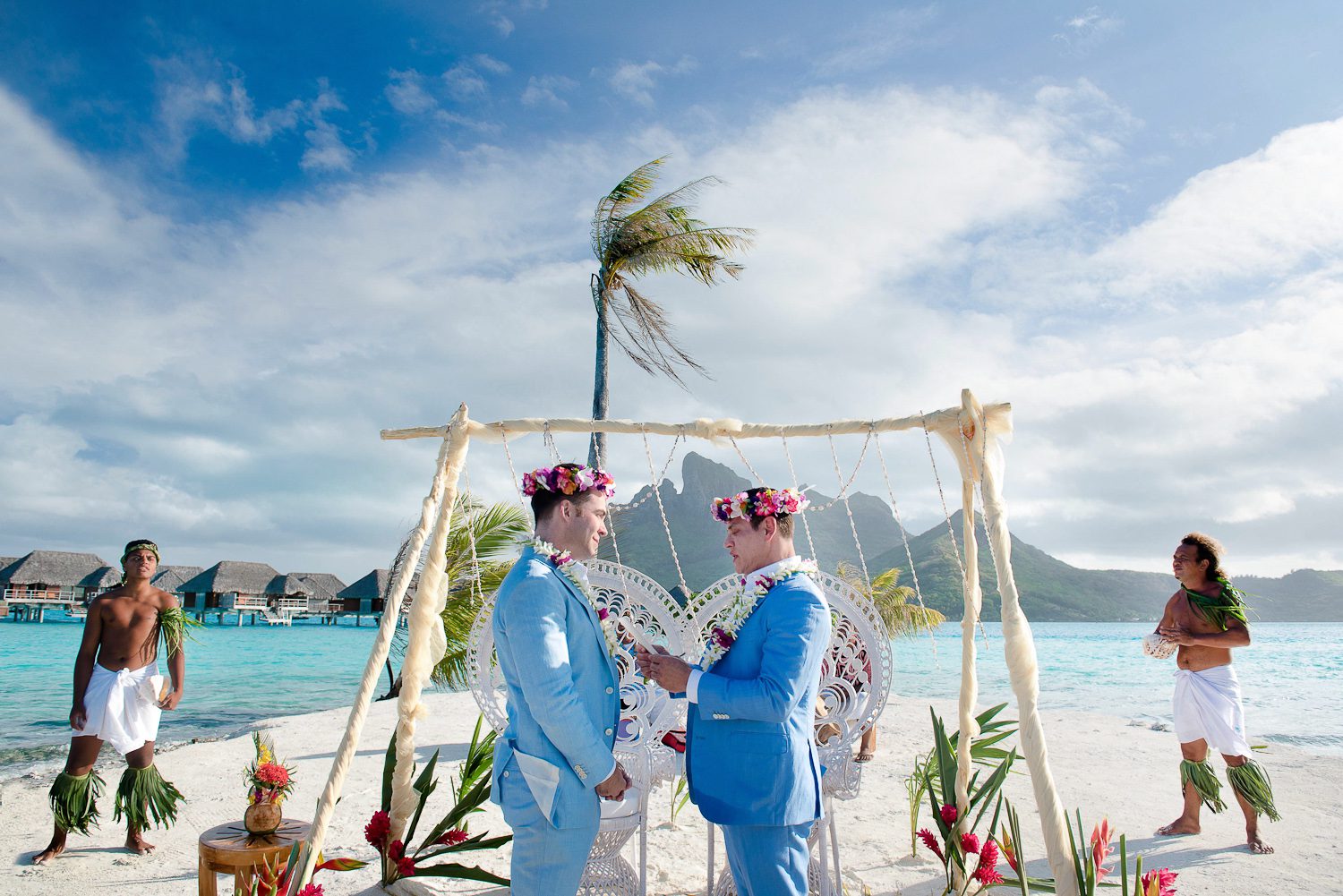 Gay Wedding Four Seasons Bora Bora