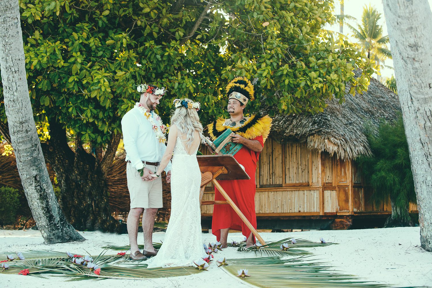 Bora Bora Weding at Pearl Resort - Tahitian Wedding Ceremony