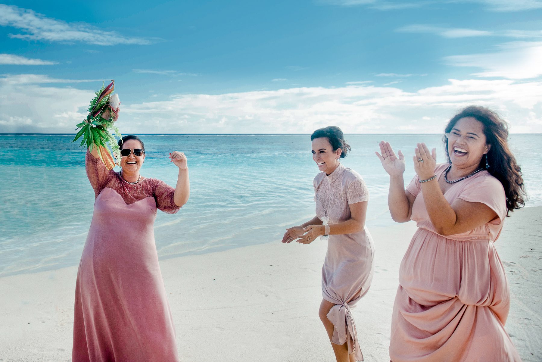 Tahitian wedding ceremony