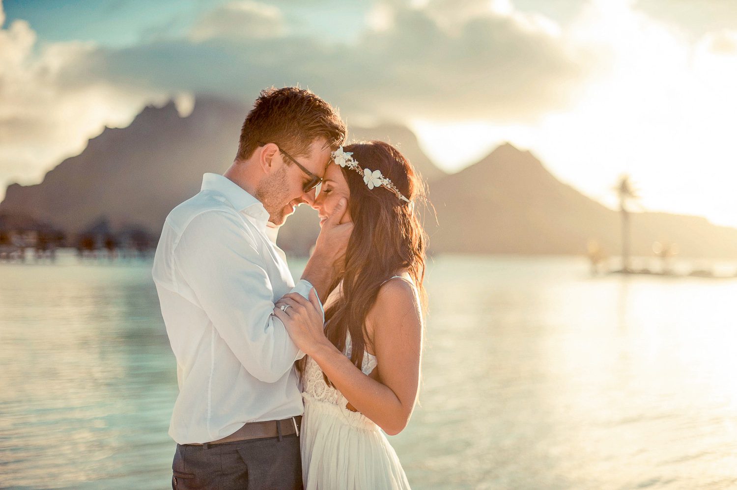 Bora Bora Sunset Wedding