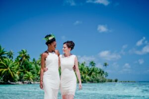 Lesbian Wedding in Tahaa