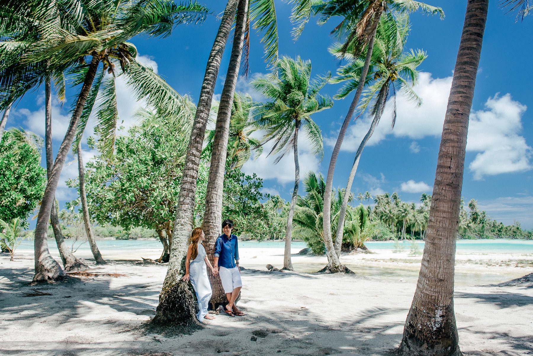 Honeymoon Photoshooting Tahaa Island