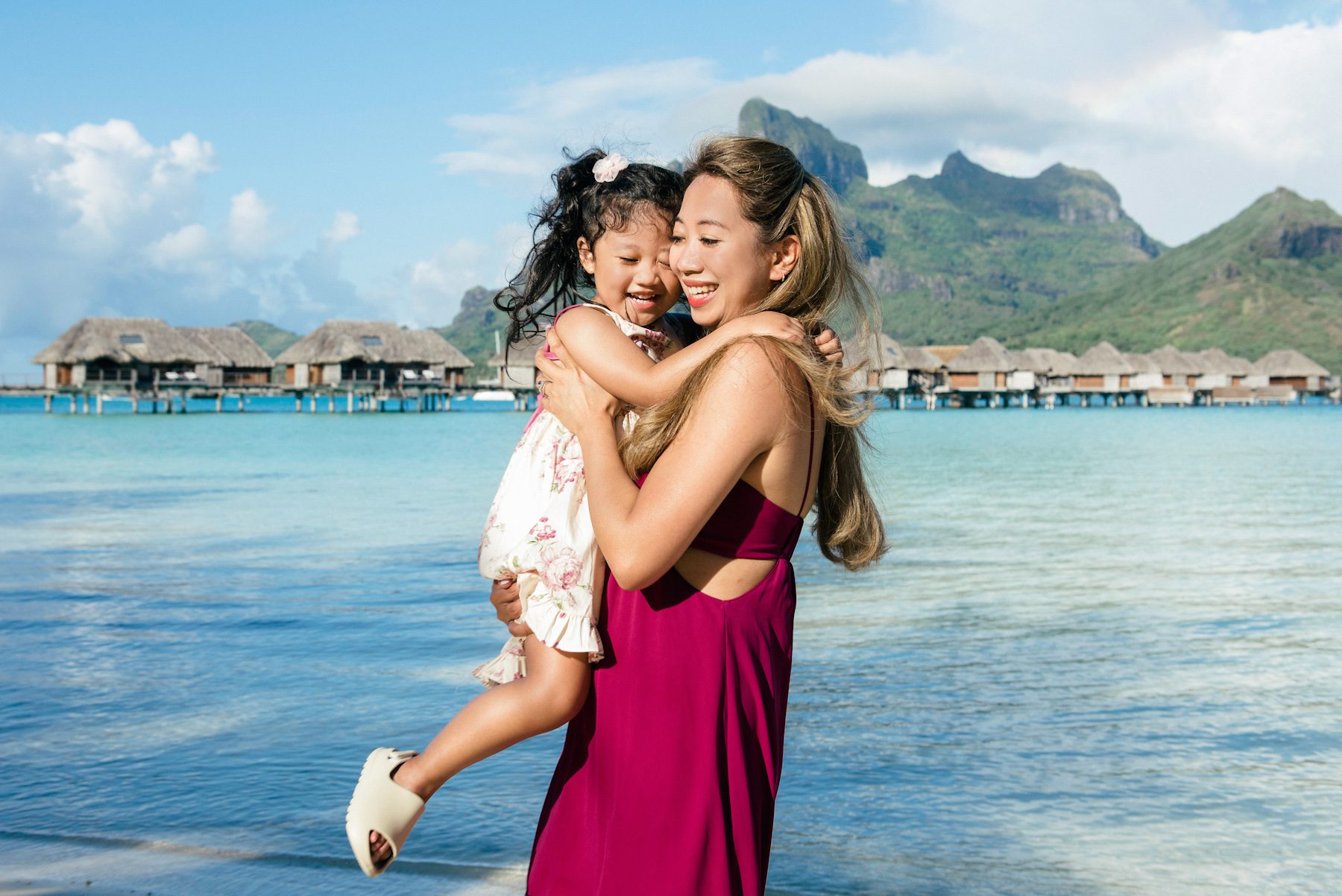 Bora Bora Family Photoshooting - In & Out Resort