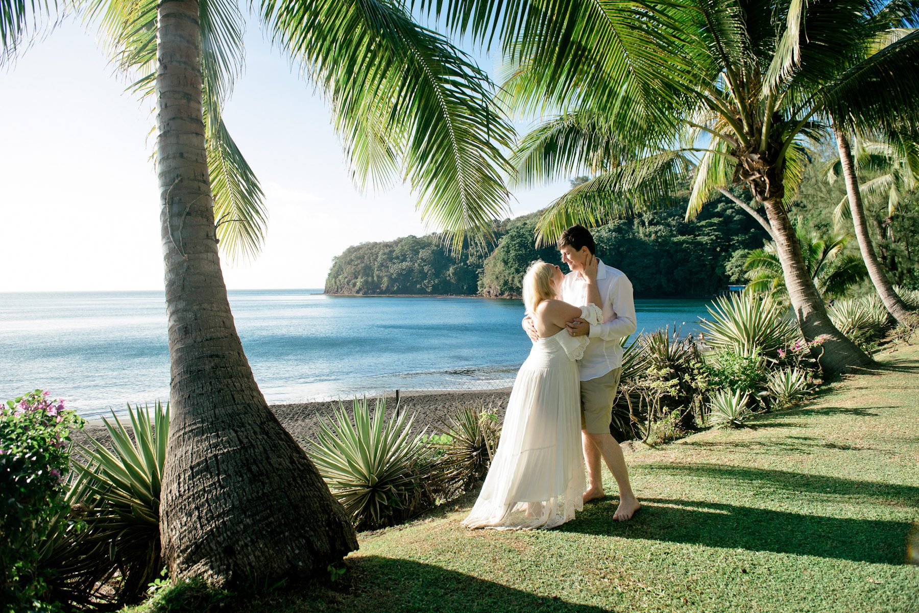 Photoshooting around the island of Tahiti