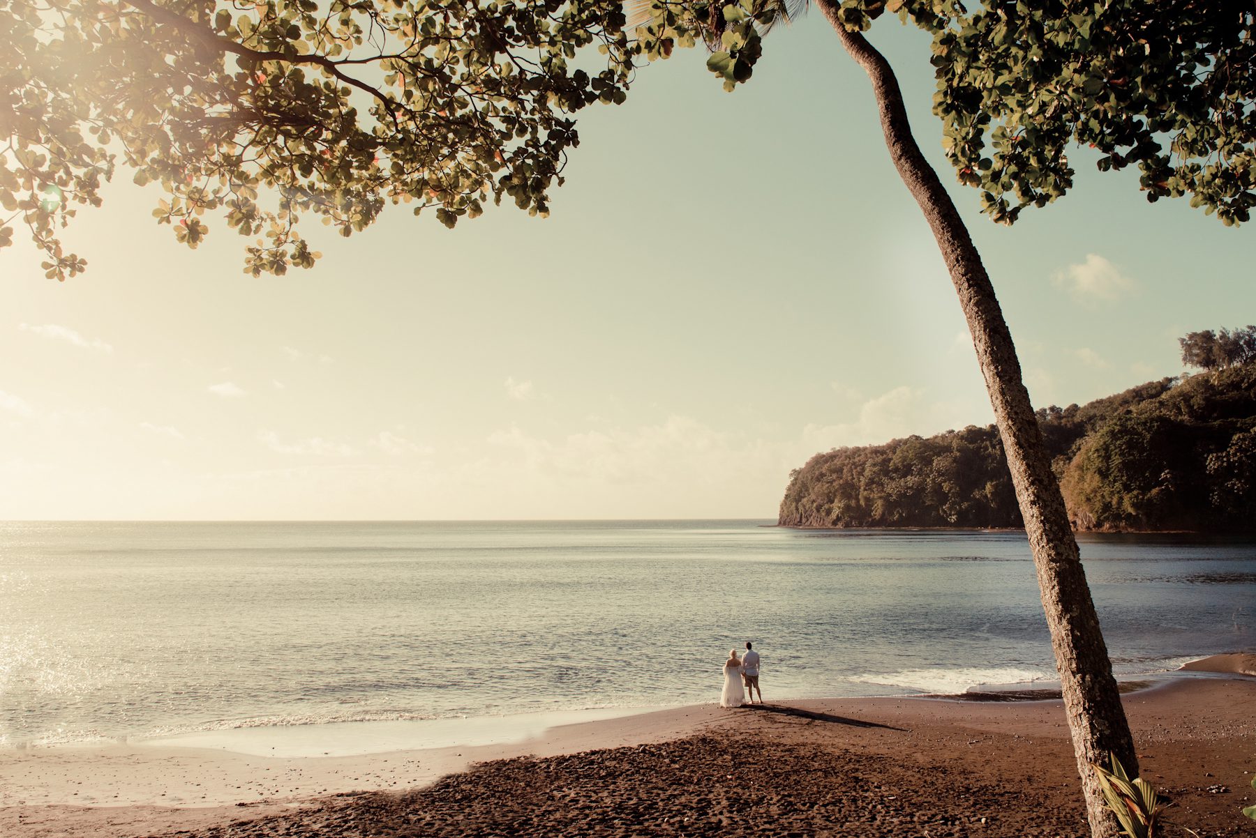 Photoshooting around the island of Tahiti