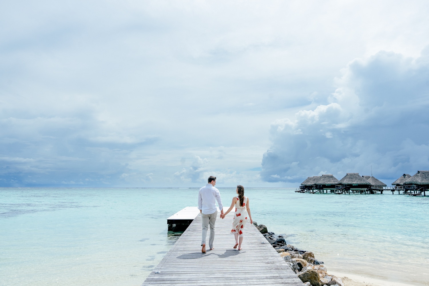 Romantic Beach Proposal at Hilton Moorea