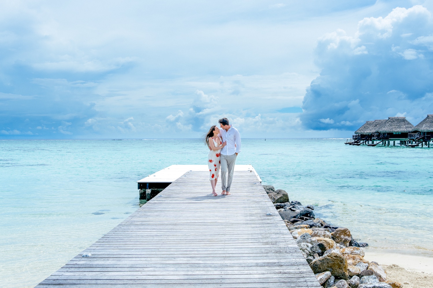 Romantic Beach Proposal at Hilton Moorea