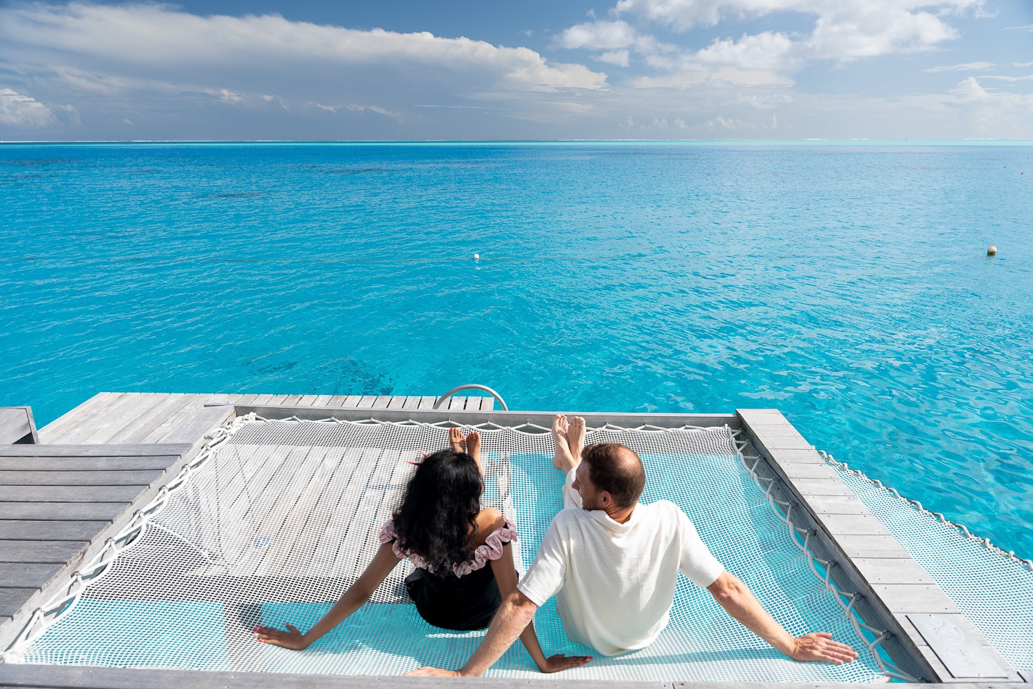 Romantic Couple Photoshoot at Conrad Bora Bora