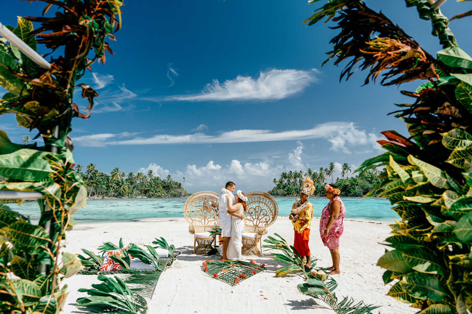 Polynesian Wedding at Le Tahaa